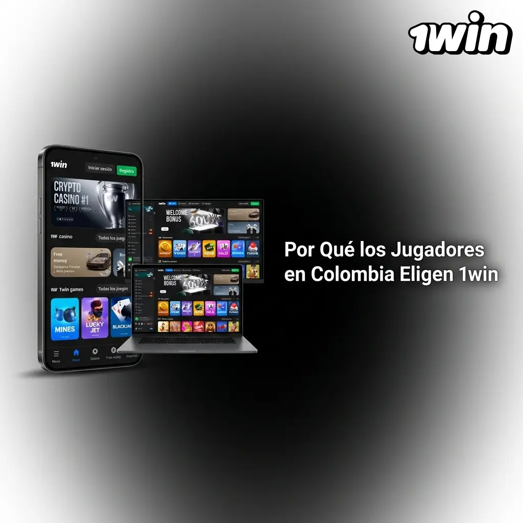 Jugadores en Colombia eligen 1win por bono 500%, casino con 15.000 juegos, app móvil y pagos locales como PSE.